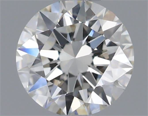 Picture of Natural Diamond 0.41 Carats, Round with Excellent Cut, I Color, VS2 Clarity and Certified by GIA