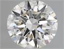 Natural Diamond 0.41 Carats, Round with Excellent Cut, K Color, VVS2 Clarity and Certified by GIA