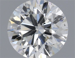 Picture of Natural Diamond 0.50 Carats, Round with Excellent Cut, H Color, VS2 Clarity and Certified by IGI