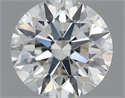 Natural Diamond 0.51 Carats, Round with Excellent Cut, H Color, VS2 Clarity and Certified by IGI