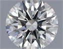 Natural Diamond 0.51 Carats, Round with Excellent Cut, H Color, VS2 Clarity and Certified by IGI