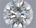 Natural Diamond 0.50 Carats, Round with Excellent Cut, H Color, SI1 Clarity and Certified by IGI