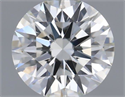 Natural Diamond 0.50 Carats, Round with Excellent Cut, H Color, SI1 Clarity and Certified by IGI