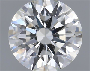 Picture of Natural Diamond 0.50 Carats, Round with Excellent Cut, H Color, SI1 Clarity and Certified by IGI