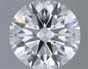 Picture of Natural Diamond 0.45 Carats, Round with Excellent Cut, F Color, SI2 Clarity and Certified by GIA