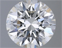 Natural Diamond 0.45 Carats, Round with Excellent Cut, H Color, VVS2 Clarity and Certified by GIA