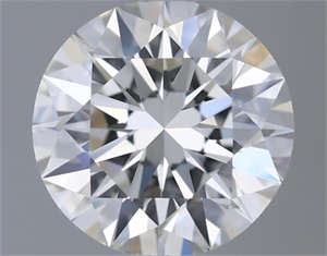 Picture of Natural Diamond 0.45 Carats, Round with Excellent Cut, H Color, VVS2 Clarity and Certified by GIA