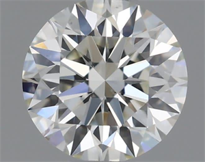 Picture of Natural Diamond 0.50 Carats, Round with Excellent Cut, I Color, VS2 Clarity and Certified by IGI