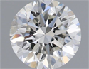 Natural Diamond 0.50 Carats, Round with Very Good Cut, I Color, I1 Clarity and Certified by GIA