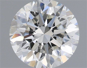 Picture of Natural Diamond 0.50 Carats, Round with Very Good Cut, I Color, I1 Clarity and Certified by GIA