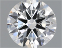 Natural Diamond 0.50 Carats, Round with Excellent Cut, H Color, VS1 Clarity and Certified by IGI