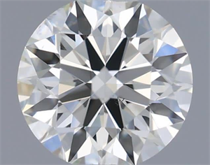 Picture of Natural Diamond 0.56 Carats, Round with Excellent Cut, I Color, VS1 Clarity and Certified by IGI