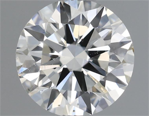 Picture of Natural Diamond 0.70 Carats, Round with Very Good Cut, I Color, SI2 Clarity and Certified by IGI