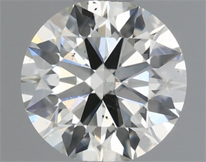 Picture of Natural Diamond 0.51 Carats, Round with Excellent Cut, J Color, VS2 Clarity and Certified by IGI