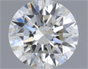 Natural Diamond 0.40 Carats, Round with Excellent Cut, H Color, VS2 Clarity and Certified by IGI