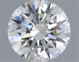 Picture of Natural Diamond 0.40 Carats, Round with Excellent Cut, H Color, VS2 Clarity and Certified by IGI