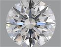 Natural Diamond 0.40 Carats, Round with Excellent Cut, J Color, VVS1 Clarity and Certified by IGI