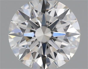 Picture of Natural Diamond 0.40 Carats, Round with Excellent Cut, J Color, VVS1 Clarity and Certified by IGI