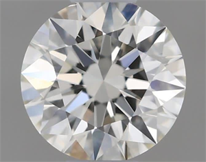 Picture of Natural Diamond 0.40 Carats, Round with Excellent Cut, I Color, VS1 Clarity and Certified by IGI