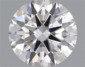 Picture of Natural Diamond 0.41 Carats, Round with Excellent Cut, I Color, VS1 Clarity and Certified by IGI