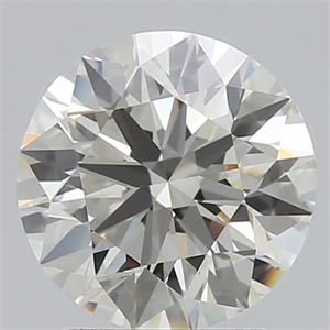 Picture of Natural Diamond 2.19 Carats, Round with Excellent Cut, K Color, IF Clarity and Certified by GIA