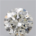 Natural Diamond 0.40 Carats, Round with Good Cut, K Color, IF Clarity and Certified by GIA