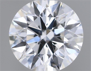 Picture of Natural Diamond 0.40 Carats, Round with Very Good Cut, E Color, VS2 Clarity and Certified by GIA