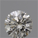 Natural Diamond 0.58 Carats, Round with Excellent Cut, K Color, SI1 Clarity and Certified by GIA