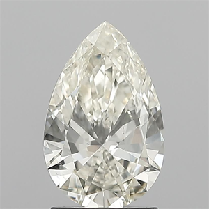 Picture of Natural Diamond 1.50 Carats, Pear with  Cut, J Color, VS2 Clarity and Certified by IGI