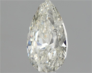 Picture of Natural Diamond 1.02 Carats, Pear with  Cut, I Color, I1 Clarity and Certified by IGI