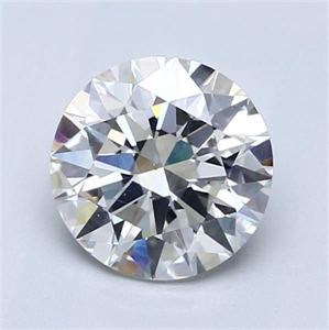 Picture of Natural Diamond 1.50 Carats, Round with Excellent Cut, G Color, VS2 Clarity and Certified by GIA