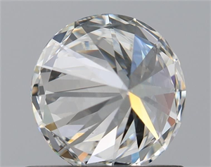 Picture of Natural Diamond 1.51 Carats, Round with Excellent Cut, F Color, IF Clarity and Certified by IGI