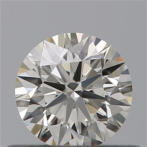 Picture of Natural Diamond 0.42 Carats, Round with Excellent Cut, K Color, SI1 Clarity and Certified by GIA