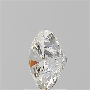 Picture of Natural Diamond 2.01 Carats, Round with Excellent Cut, I Color, VS2 Clarity and Certified by GIA