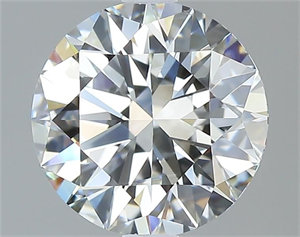 Picture of Natural Diamond 1.80 Carats, Round with Excellent Cut, I Color, VS1 Clarity and Certified by GIA