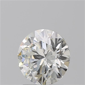 Picture of Natural Diamond 1.75 Carats, Round with Excellent Cut, I Color, VVS1 Clarity and Certified by GIA