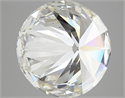 Natural Diamond 5.01 Carats, Round with Excellent Cut, H Color, VS2 Clarity and Certified by IGI