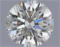 Natural Diamond 0.52 Carats, Round with Excellent Cut, K Color, VS2 Clarity and Certified by GIA