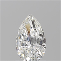 Natural Diamond 0.74 Carats, Pear with  Cut, G Color, IF Clarity and Certified by GIA