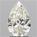 Natural Diamond 2.01 Carats, Pear with  Cut, K Color, SI1 Clarity and Certified by IGI