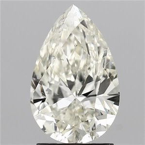 Picture of Natural Diamond 2.01 Carats, Pear with  Cut, K Color, SI1 Clarity and Certified by IGI