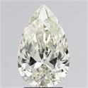 Natural Diamond 2.20 Carats, Pear with  Cut, K Color, SI2 Clarity and Certified by IGI