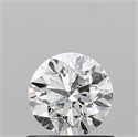 Natural Diamond 0.55 Carats, Round with Excellent Cut, H Color, SI2 Clarity and Certified by GIA