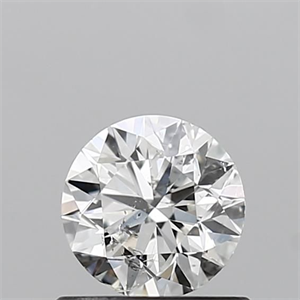 Picture of Natural Diamond 0.55 Carats, Round with Excellent Cut, H Color, SI2 Clarity and Certified by GIA