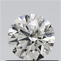 Natural Diamond 0.52 Carats, Round with Excellent Cut, J Color, VS2 Clarity and Certified by GIA