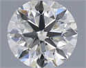 Natural Diamond 0.40 Carats, Round with Excellent Cut, I Color, VS2 Clarity and Certified by IGI