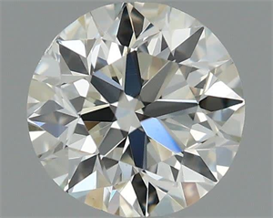 Picture of Natural Diamond 0.40 Carats, Round with Excellent Cut, I Color, VVS2 Clarity and Certified by GIA