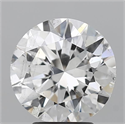 Natural Diamond 3.52 Carats, Round with Excellent Cut, E Color, SI2 Clarity and Certified by GIA