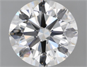 Natural Diamond 1.70 Carats, Round with Excellent Cut, G Color, VS1 Clarity and Certified by IGI