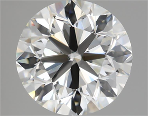 Picture of Natural Diamond 3.00 Carats, Round with Very Good Cut, H Color, VS2 Clarity and Certified by IGI